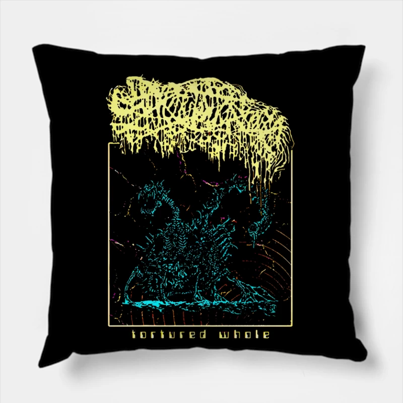 Sanguisugabogg Tortured Whole Throw Pillow