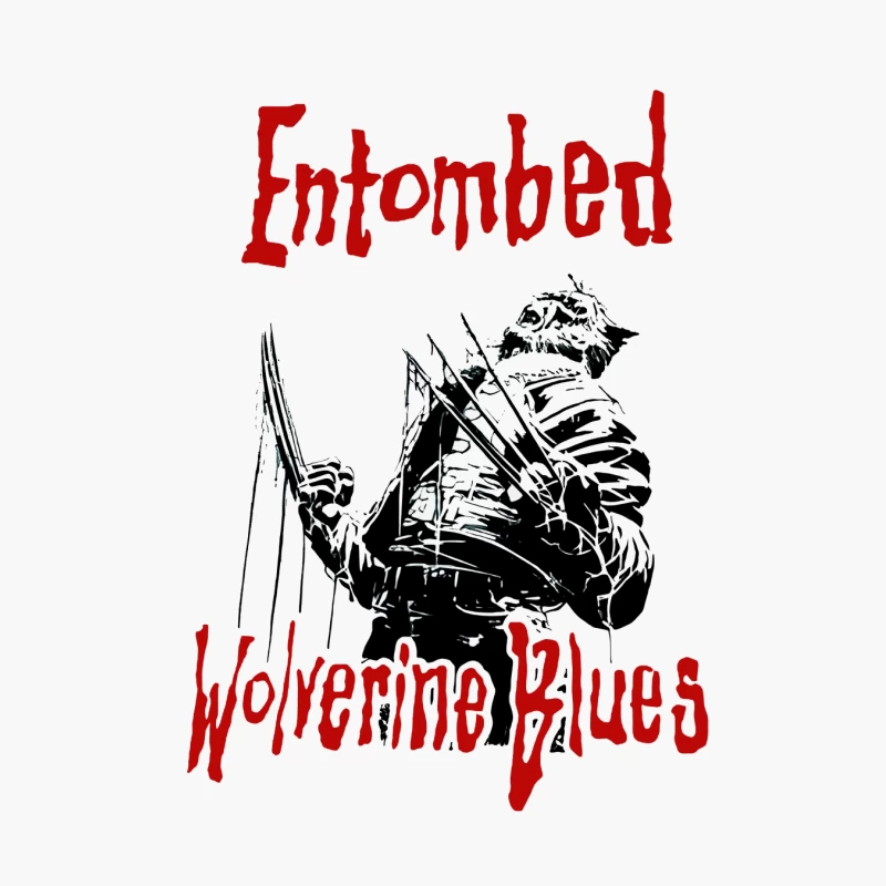 Entombed Wolverine Blues Retro Cotton Tote Bag