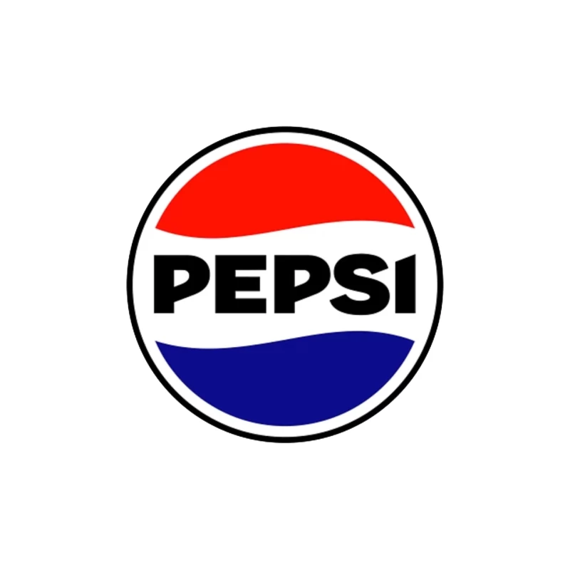 Classic Pepsi Cola Circular Logo Design Mouse Pad