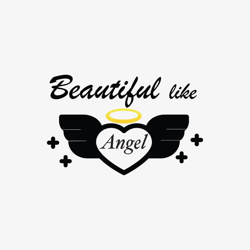 Design d'Ange Éthéré Homme Manches Longues T-Shirt