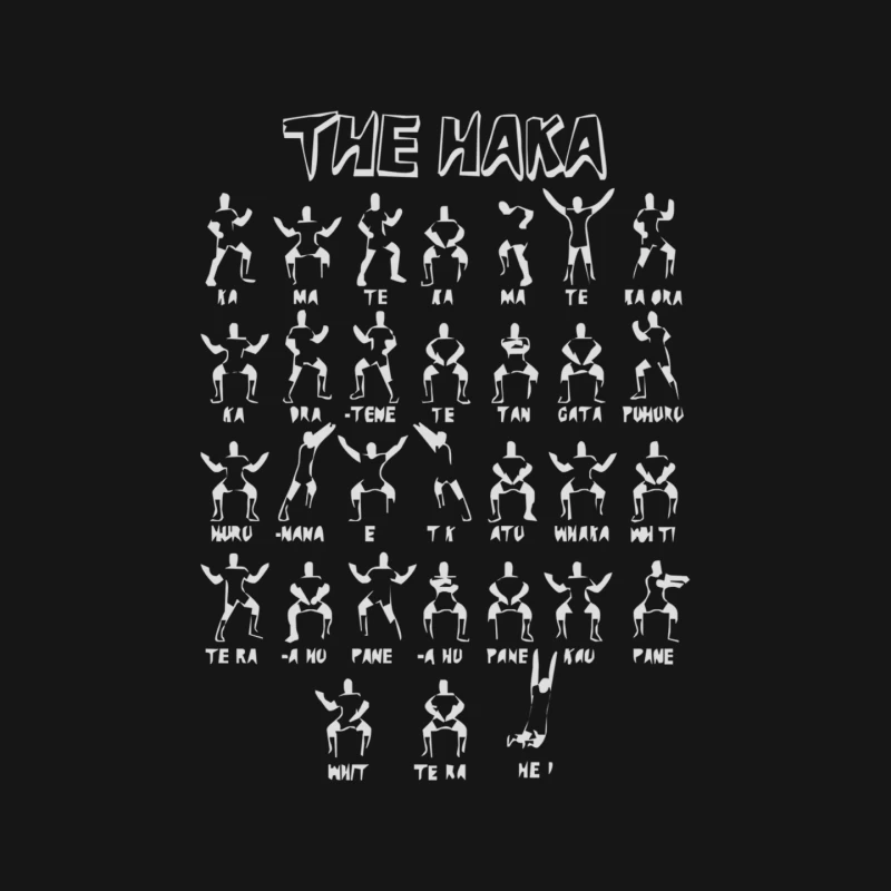 The Haka New Zealand All Blacks - Mens Funny Rugby Mouse Pad