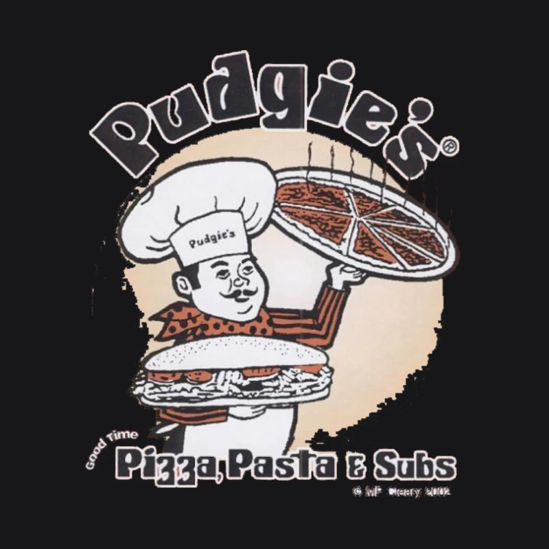 Pudgy Pizza 6 Male Pullover Hoodie
