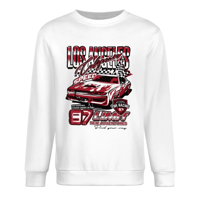 Rennwagen-Design in Los Angeles Herren Pullover Sweatshirt