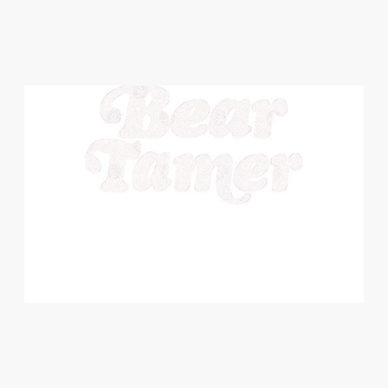 Bear Tamer  Faded Vintage Style Design (White) Travel Mug