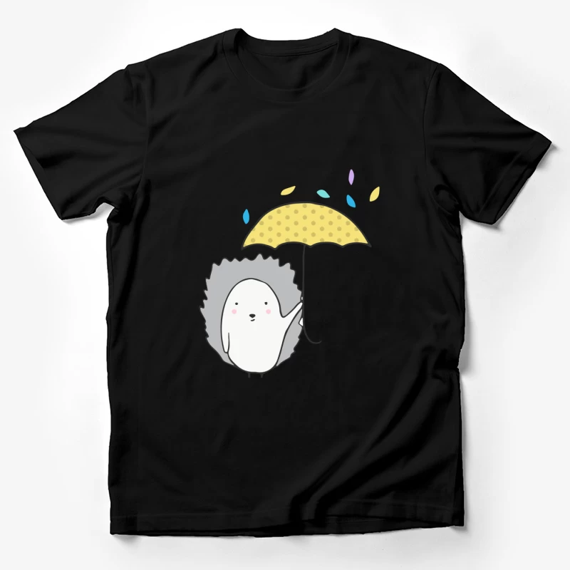 Hérisson mignon sous parapluie Homme T-Shirt