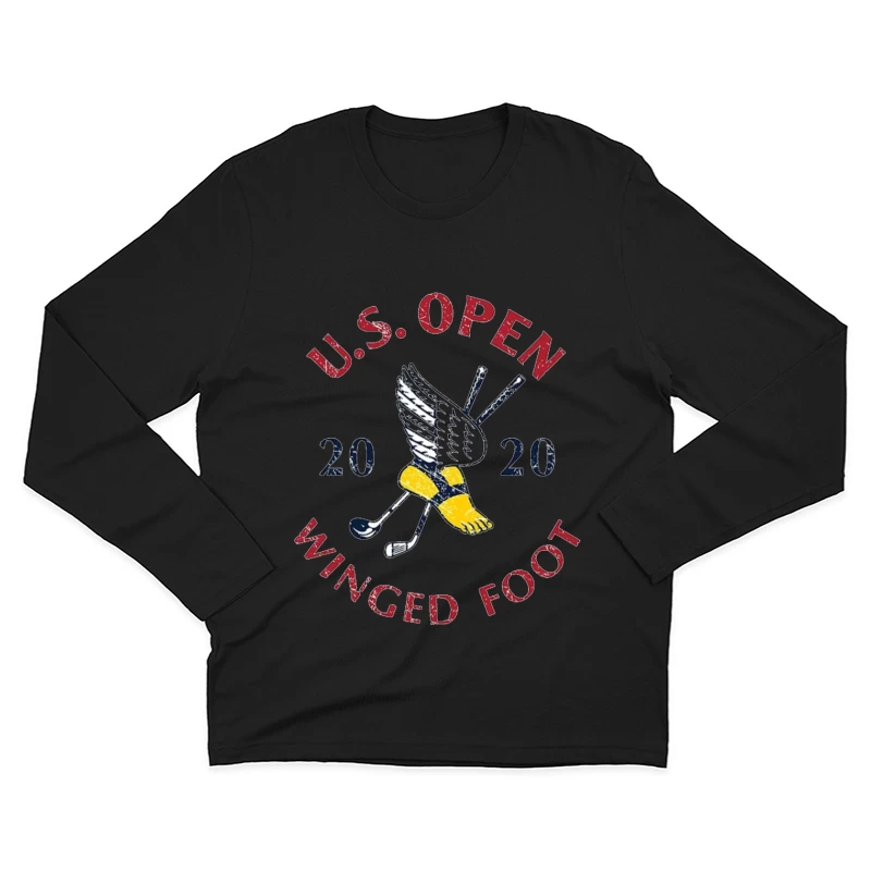 2020 US Open Golf Championship at Winged Foot Logo Design Male Long Sleeve T-Shirt