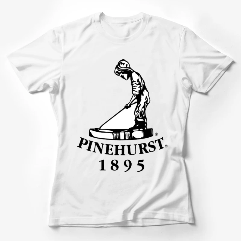 Pinehurst Golf Resort Historic Logo Since 1895 Female T-Shirt