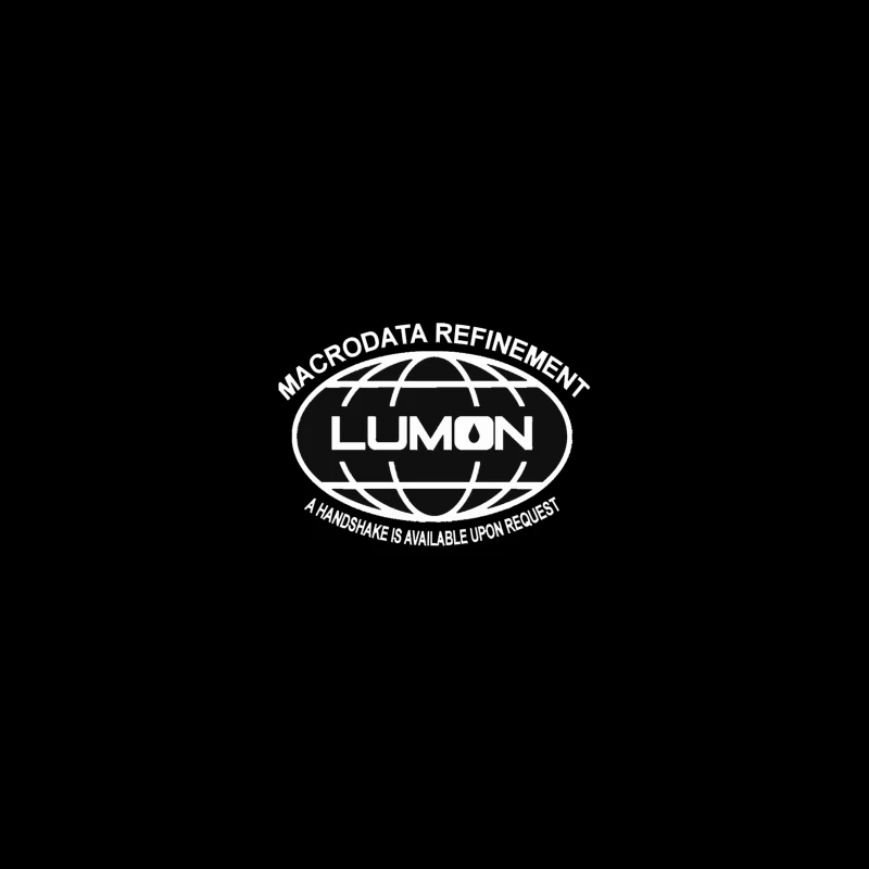 Lumon Industries Retro Corporate Globe Logo iPhone Case