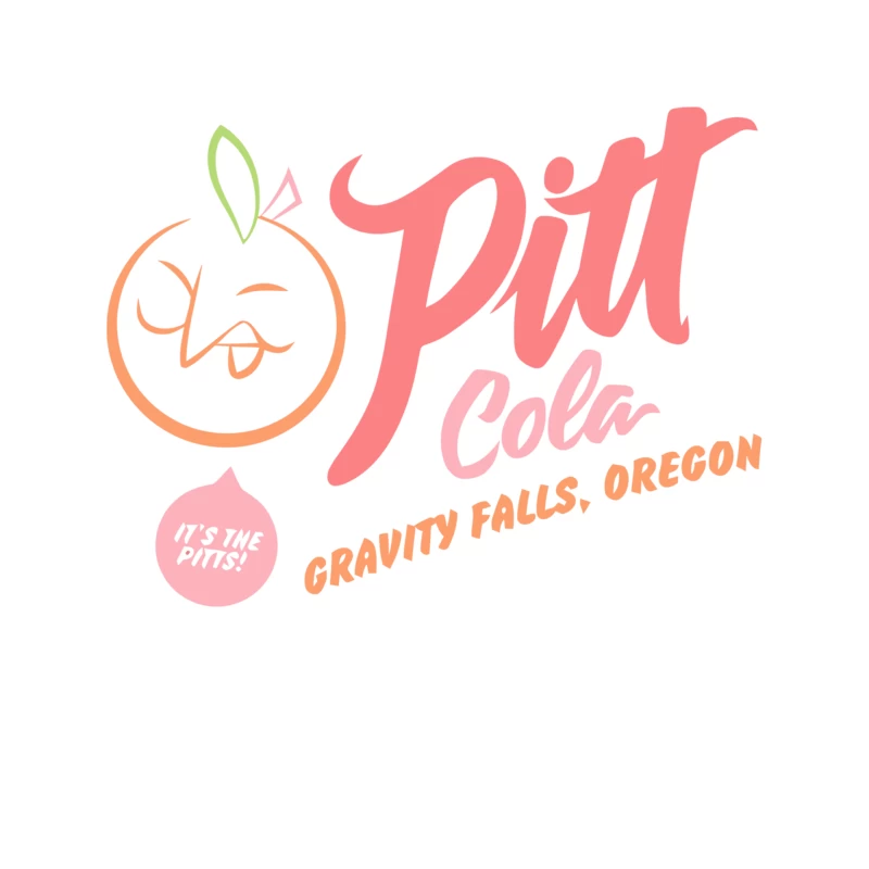 Pitt Cola: Quirky Soft Drink Branding from Gravity Falls, Oregon Tapestry