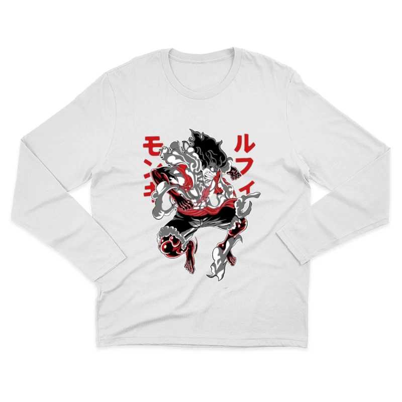 Luffy Gear Fourth, Manga Charakter Herren Langarm T-Shirt