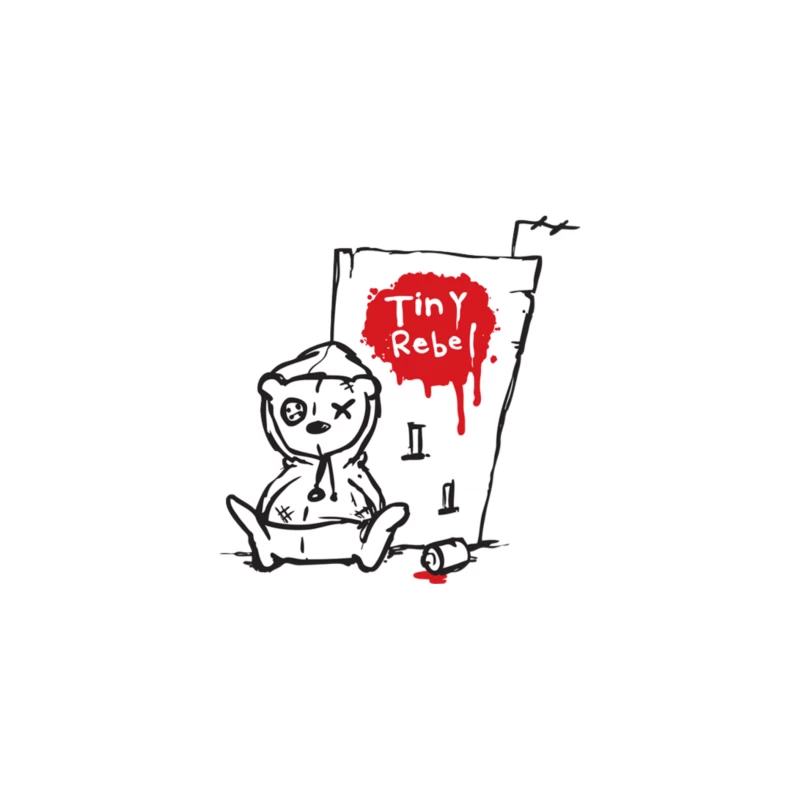 Tiny Rebel 2 Tapestry