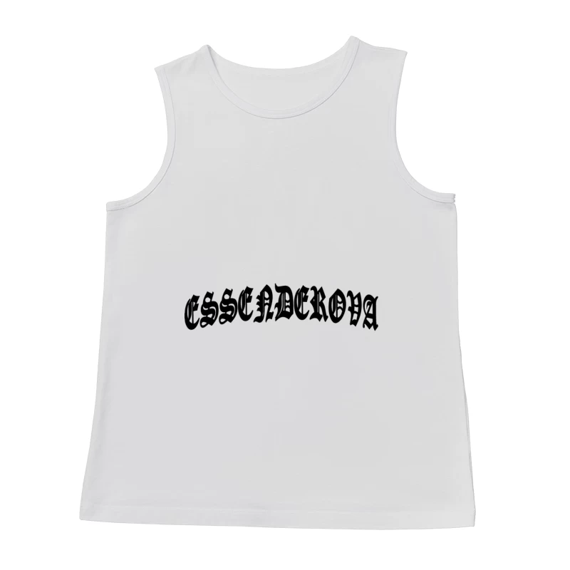 Gothische Schriftzug Herren Tanktops