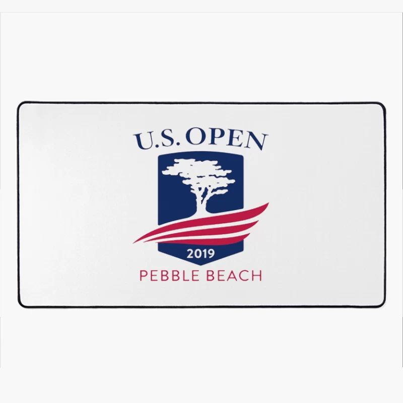 2019 US Open Golf Championship at Pebble Beach Logo Desk Mat