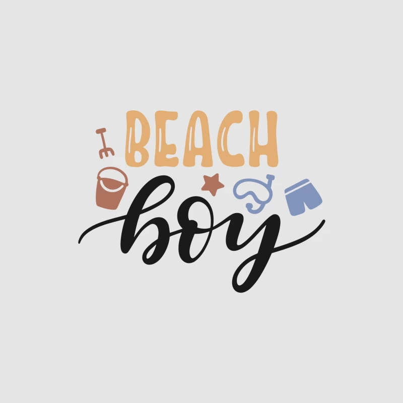 Design de plage pour garçons Homme Sweat à capuche