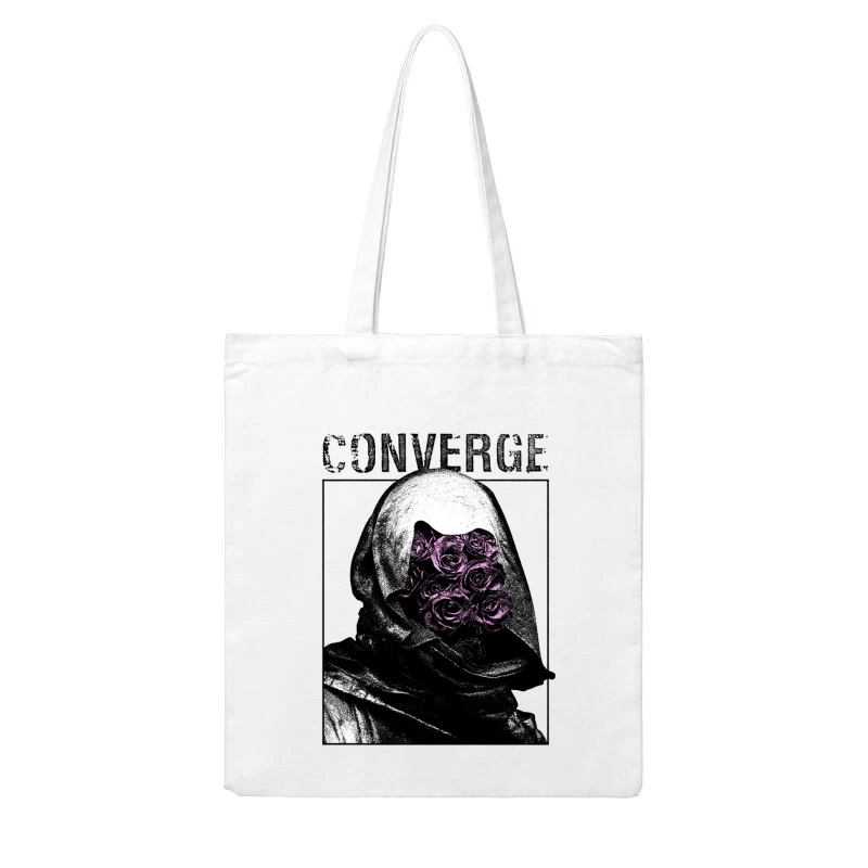 Converge Rose Killer III Purple Cotton Tote Bag