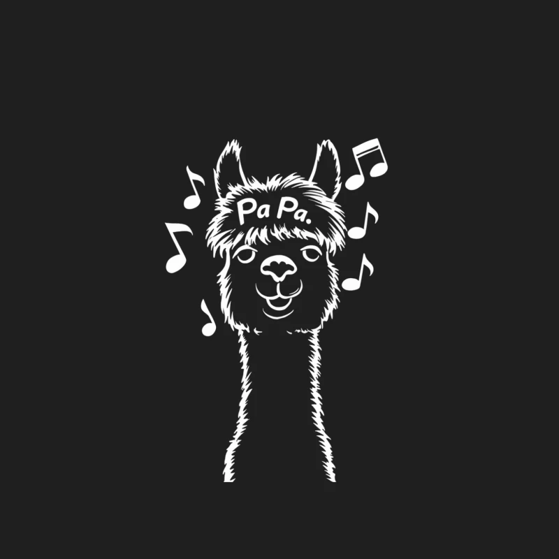 llama alpaca animal sketch outline drawing fain Male Tank Top