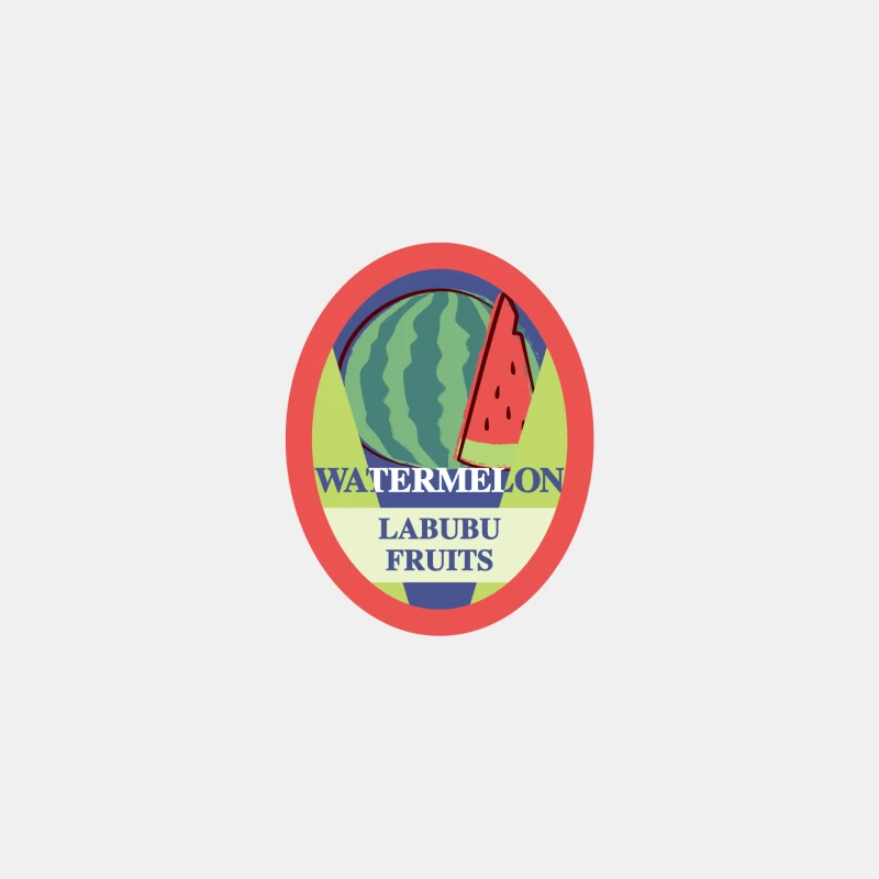 Wassermelonen-Etikett von Labubu Fruits Herren Tanktops