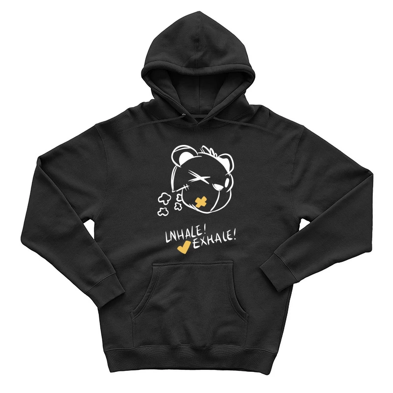 Niedliches Bärendesign für Stressabbau Herren Pullover Hoodie