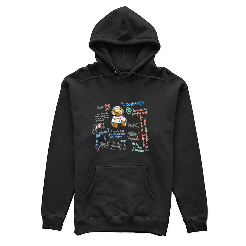 NASA-Teddy in Raumanzug Damen Pullover Hoodie