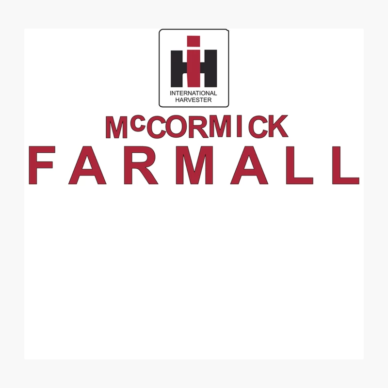 Case IH Farmall International Harvester Throw Pillow