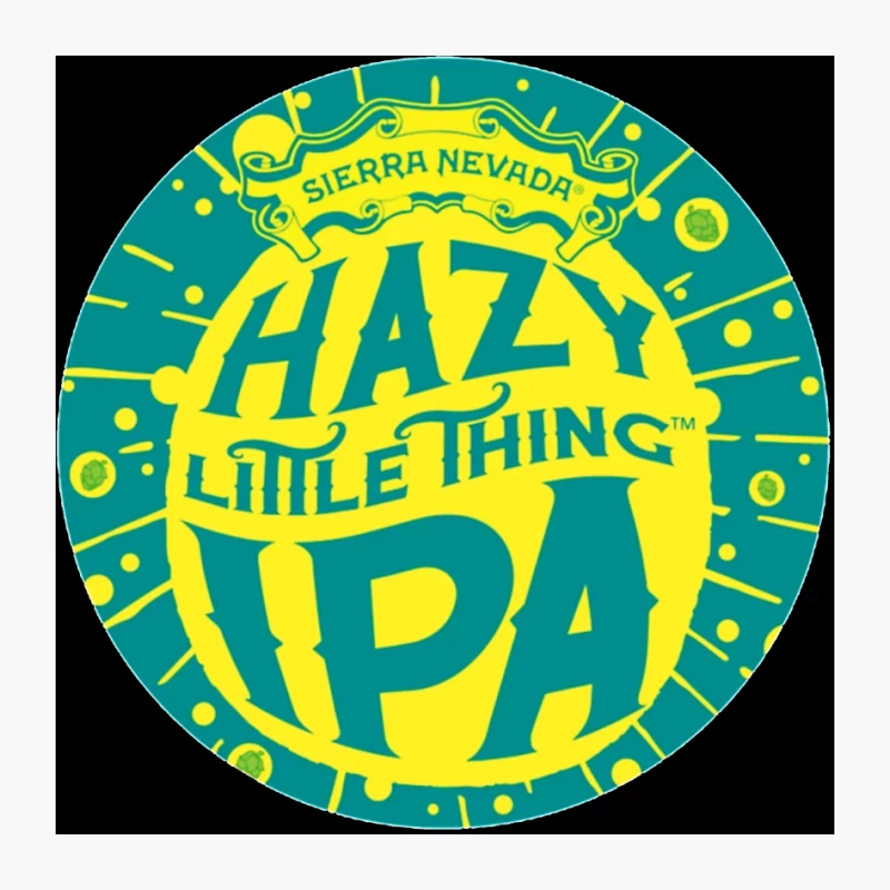Sierra Nevada's Hazy Little Thing IPA Circular Beer Logo Pin
