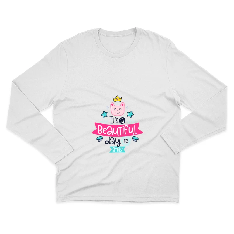 Jolie journée pour sourire Homme Manches Longues T-Shirt