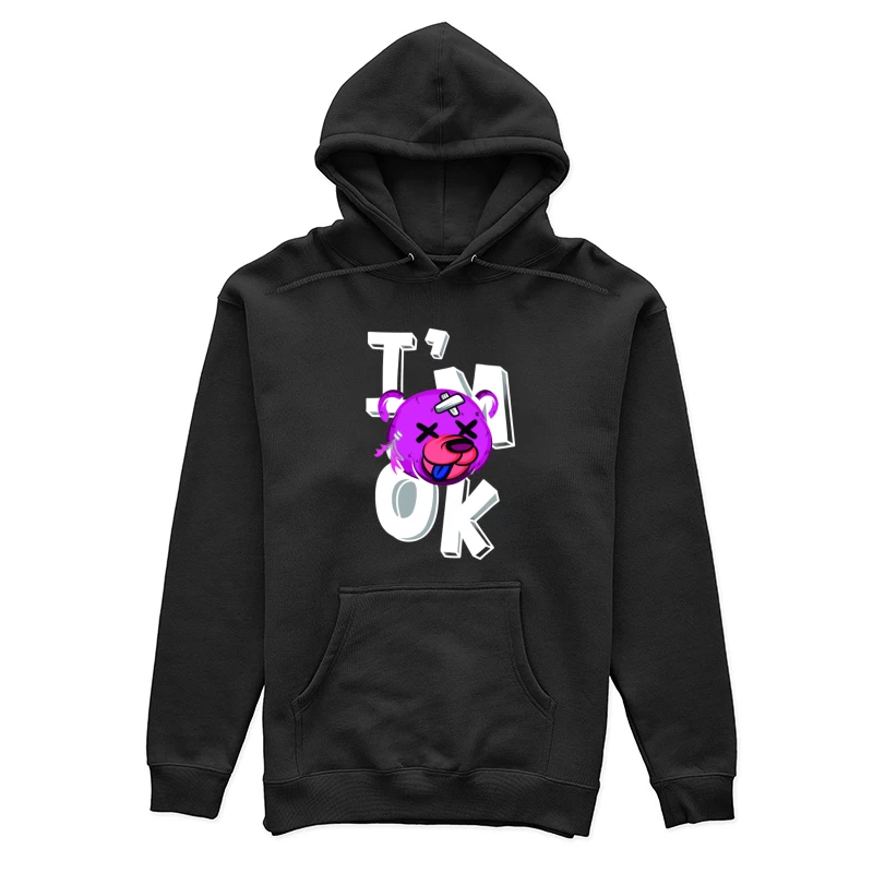 Lustiger Bär mit Schriftzug Damen Pullover Hoodie