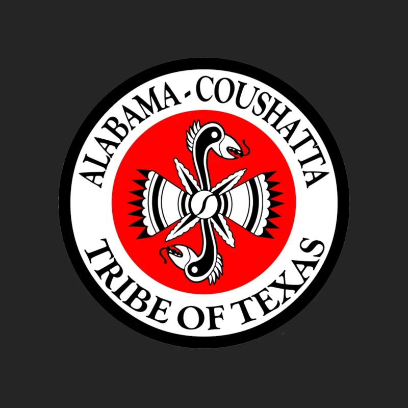 Alabama-Coushatta Tribe of Texas Official Seal Logo Male Pullover Sweatshirt