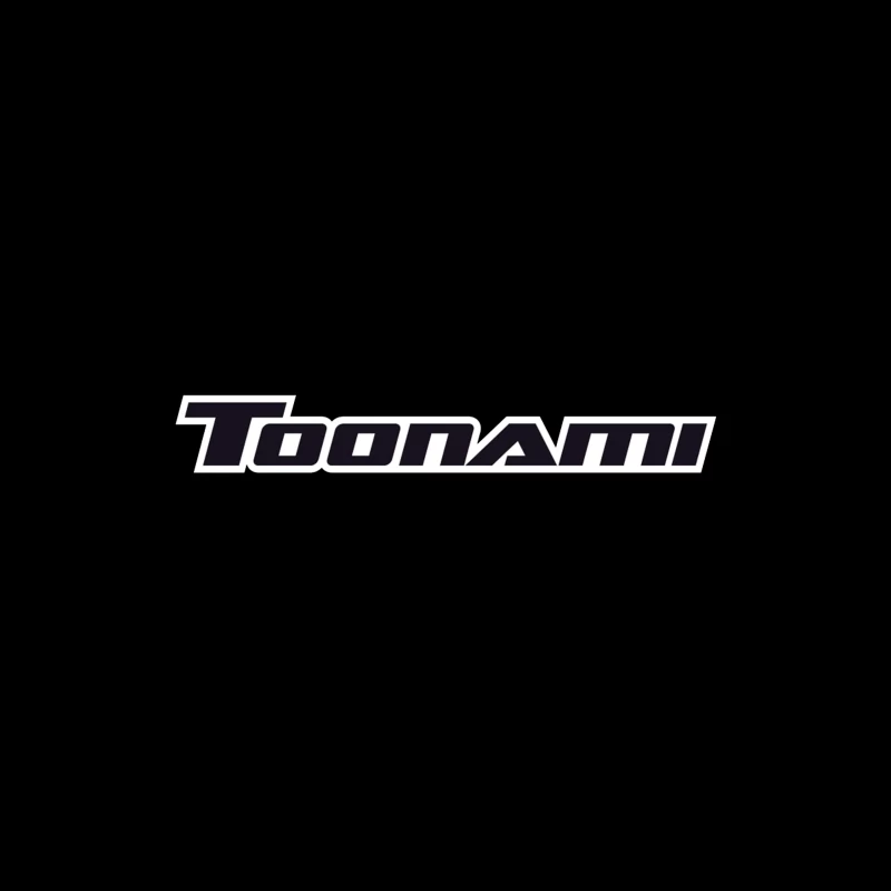 Toonami Black Text Logo - Cartoon Network's Anime Programming Block Throw Pillow