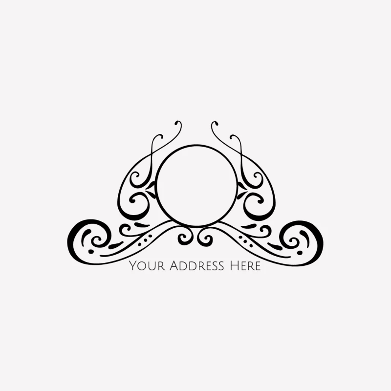 Logo simple avec adresse personnalisée Femme T-Shirt