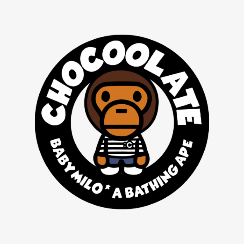 Chocoolate Baby Milo Design Herren Pullover Sweatshirt