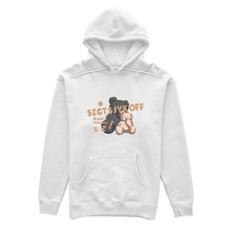 Ours en peluche insomniaque avec lettres Femme Sweat à capuche