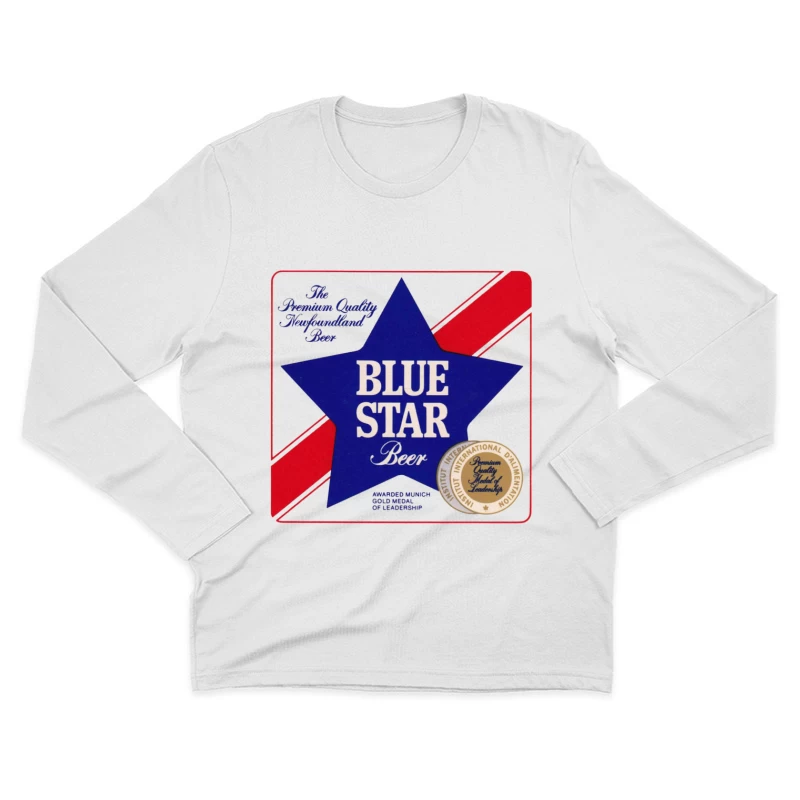 Blue Star Beer 22 Male Long Sleeve T-Shirt