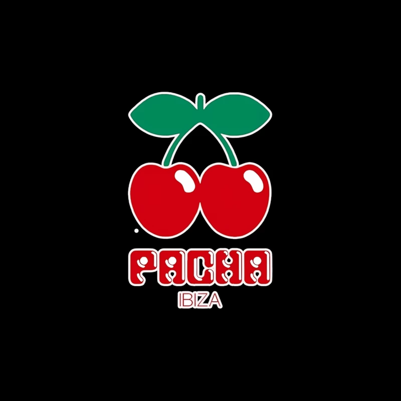 Pacha Ibiza Nightclub's Iconic Cherry Logo Mouse Pad