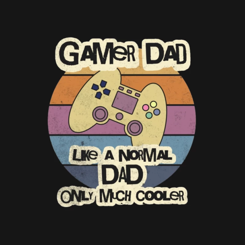 Design de Papa Gamer Homme T-Shirt