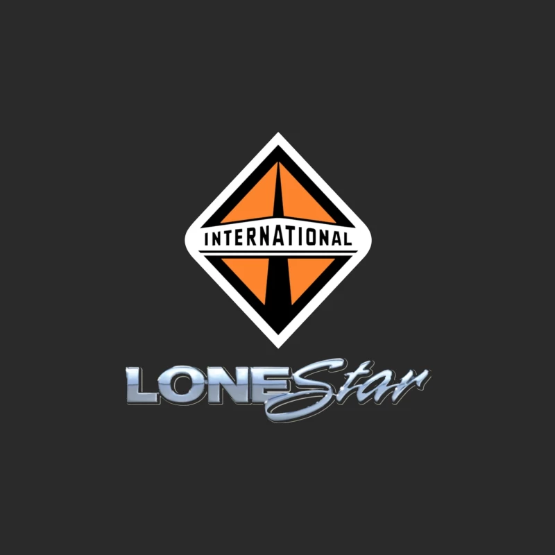 International Lonestar Truck Manufacturing Logo Design Baseball Cap