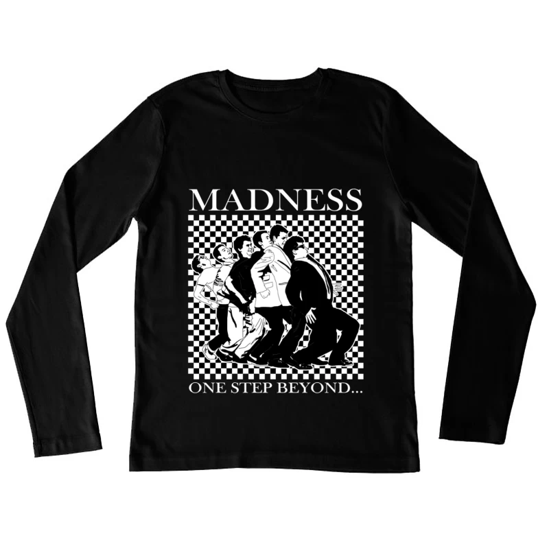 Madness "One Step Beyond" Album Art with Dancing Figures Female Long Sleeve T-Shirt