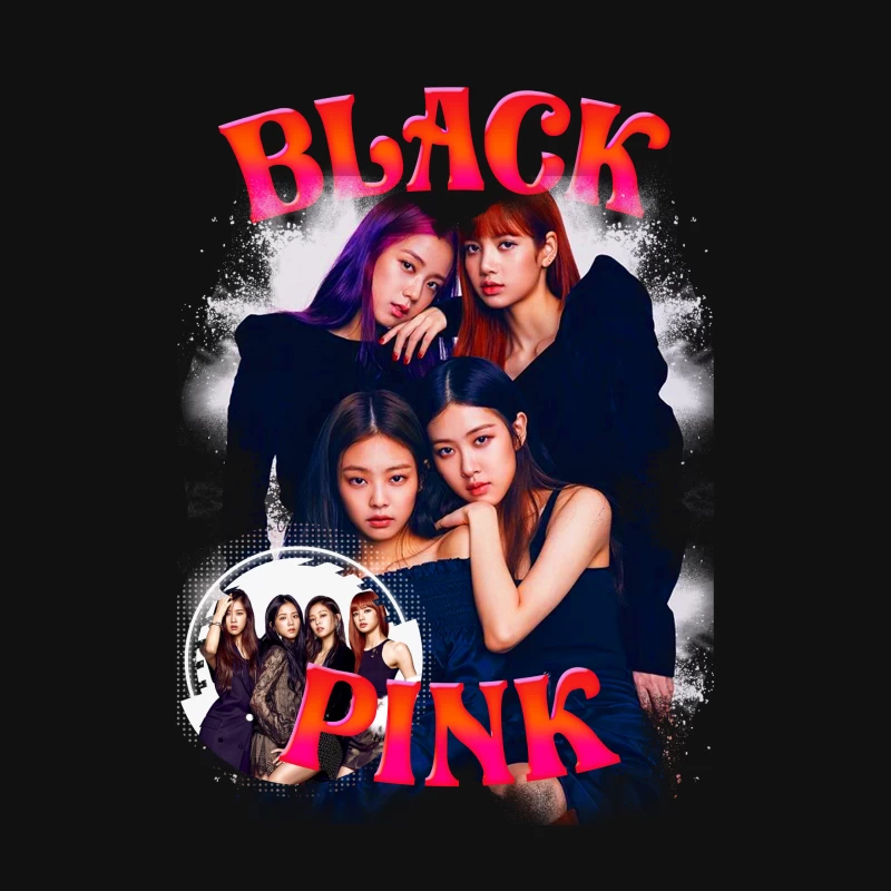 BLACKPINK: A Trendsetting K-Pop Girl Group Throw Pillow