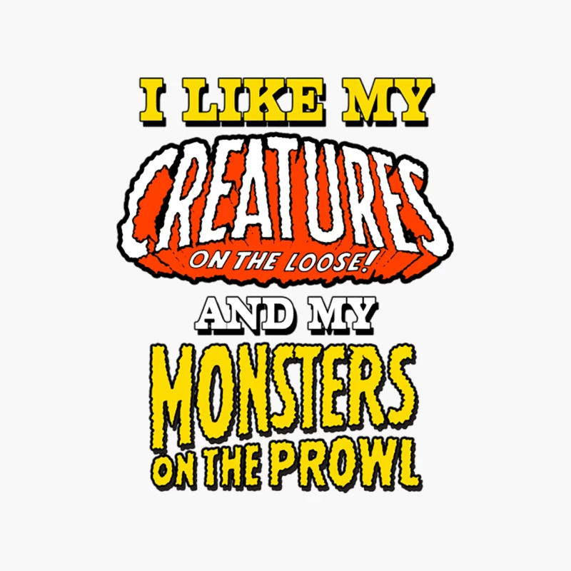 How I like my Creatures and Monsters Cotton Tote Bag