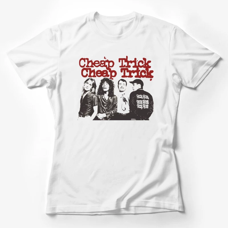 Cheap Trick Retro Female T-Shirt