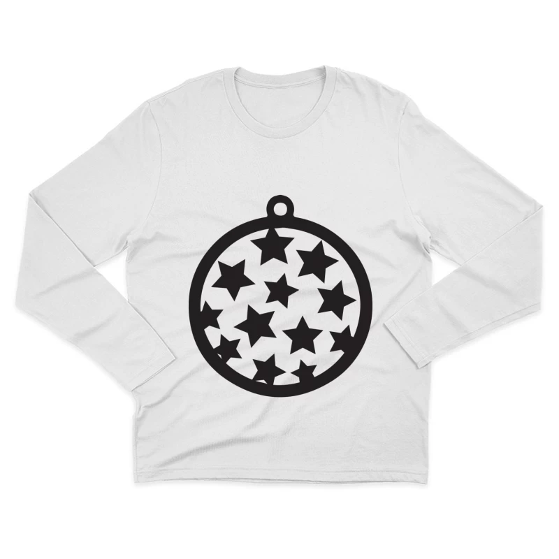 Boule de Noël étoilée Homme Manches Longues T-Shirt