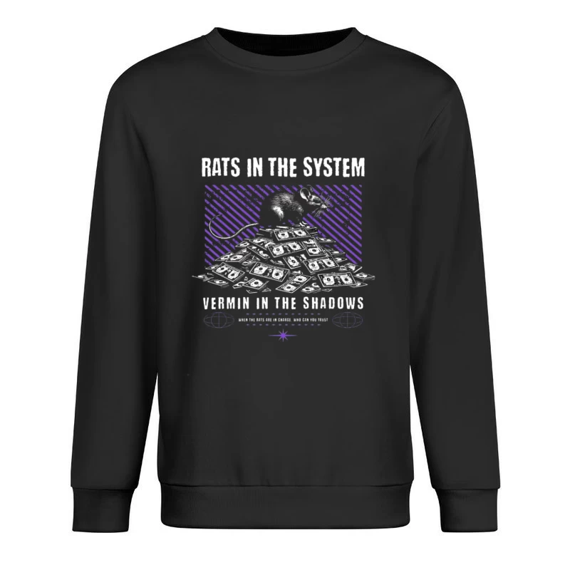 Ratten im System: Korruption im Schatten Herren Pullover Sweatshirt