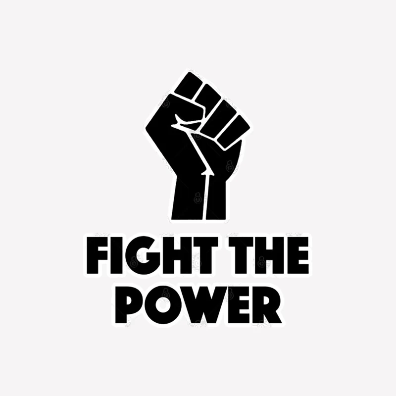 Fight The Power - Black Power Fist Male T-Shirt