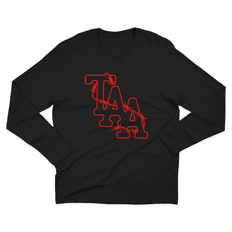 The Amity Affliction Red Logo Male Long Sleeve T-Shirt