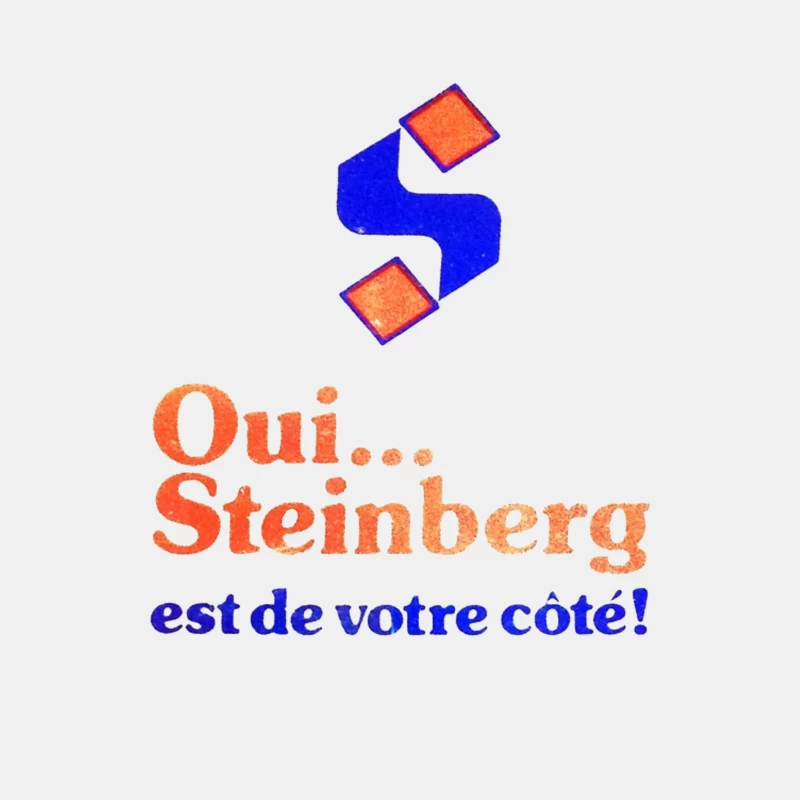 Vintage French Political Campaign Logo for Steinberg Male Tank Top