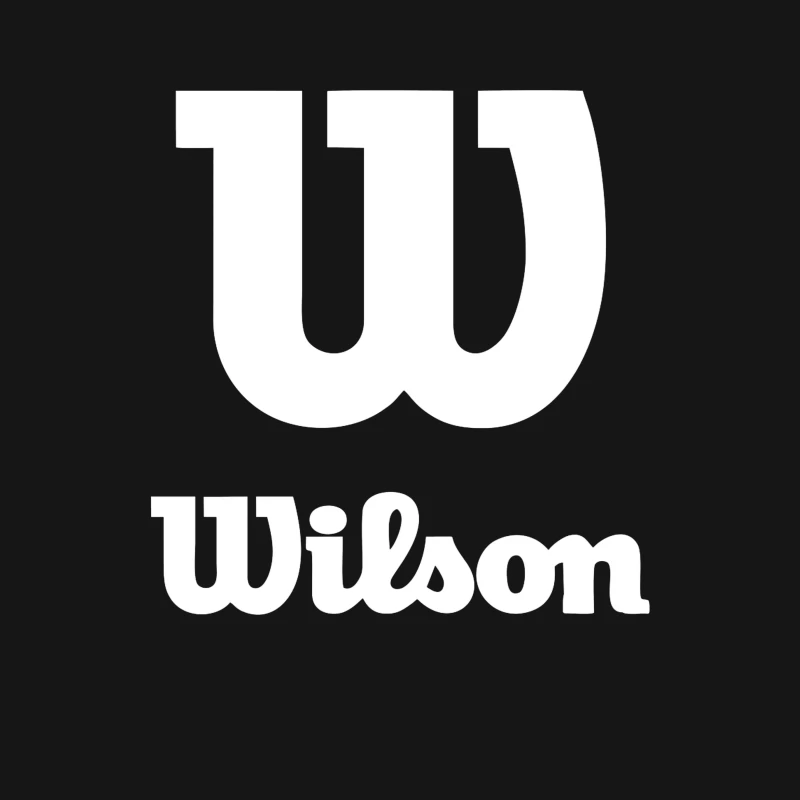 Wilson Sports Brand White Logo Design Male T-Shirt