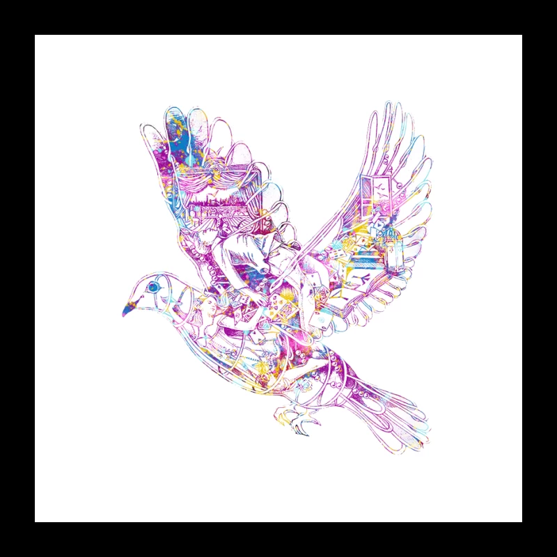 Coldplay Dove Fly Pin