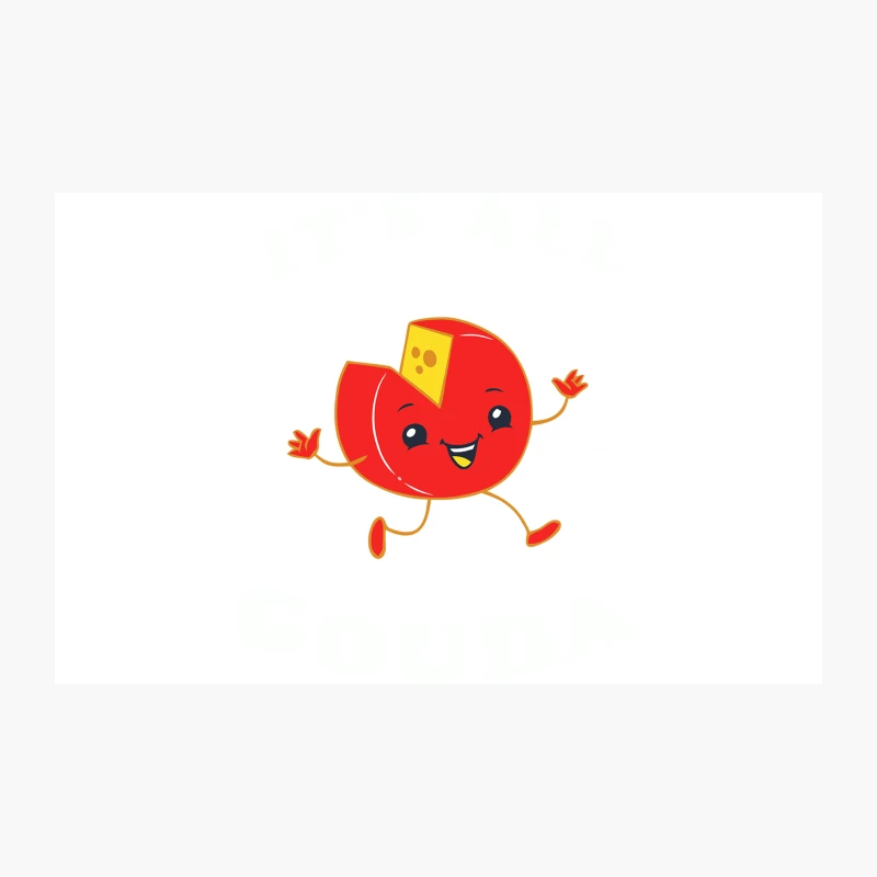 Cheerful Cartoon Red Apple Mascot Travel Mug