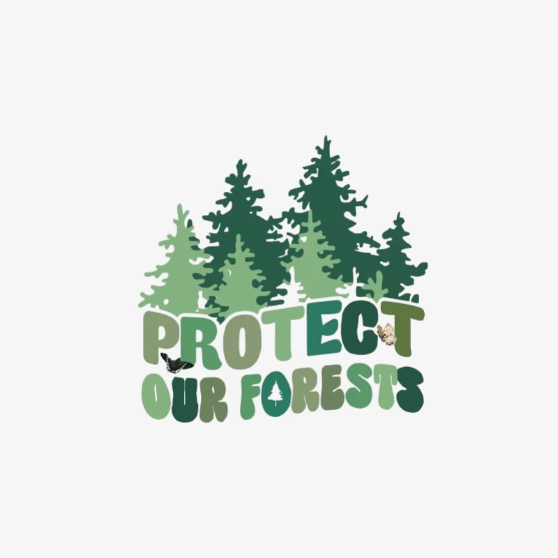 Proteggi le nostre foreste Design Maglietta maniche lunghe Uomo