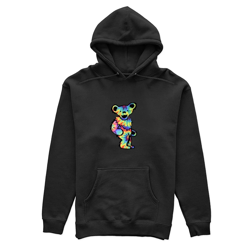 Buntes psychedelisches Bärendesign Damen Pullover Hoodie
